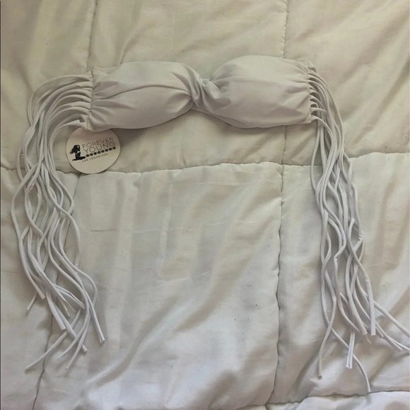 Forever Young Swimwear Fringe Bandeau - Picture 2 of 5